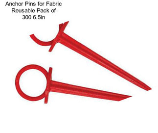 Anchor Pins for Fabric Reusable Pack of 300 6.5in