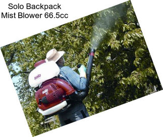 Solo Backpack Mist Blower 66.5cc