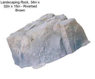 Landscaping Rock, 34in x 32in x 15in - Riverbed Brown