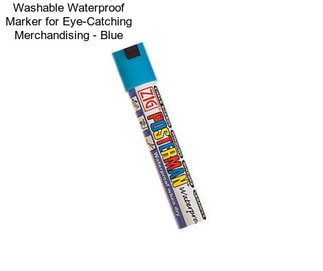 Washable Waterproof Marker for Eye-Catching Merchandising - Blue