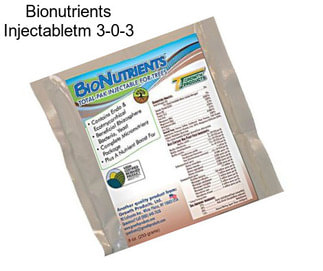 Bionutrients Injectabletm 3-0-3