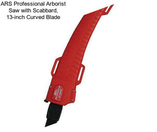 ARS Professional Arborist Saw with Scabbard, 13-inch Curved Blade