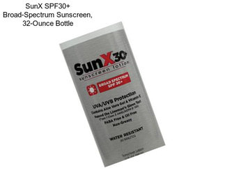 SunX SPF30+ Broad-Spectrum Sunscreen, 32-Ounce Bottle