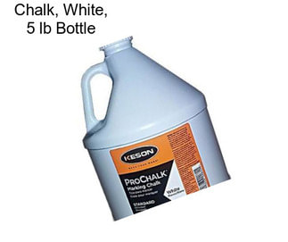 Chalk, White, 5 lb Bottle