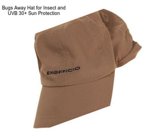 Bugs Away Hat for Insect and UVB 30+ Sun Protection