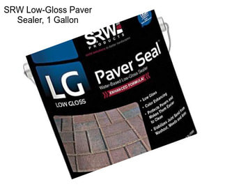 SRW Low-Gloss Paver Sealer, 1 Gallon