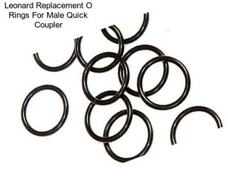 Leonard Replacement O Rings For Male Quick Coupler