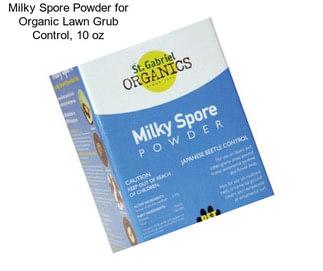 Milky Spore Powder for Organic Lawn Grub Control, 10 oz