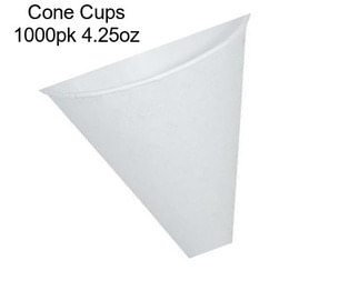 Cone Cups 1000pk 4.25oz