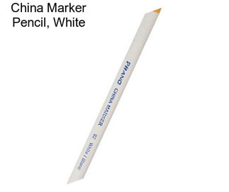 China Marker Pencil, White