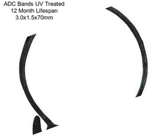 ADC Bands UV Treated 12 Month Lifespan 3.0x1.5x70mm