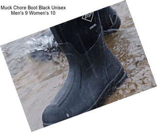 Muck Chore Boot Black Unisex Men\'s 9 Women\'s 10