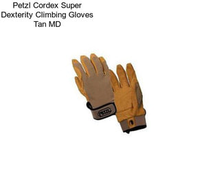 Petzl Cordex Super Dexterity Climbing Gloves Tan MD