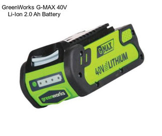 GreenWorks G-MAX 40V Li-Ion 2.0 Ah Battery