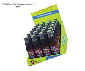 DEET-Free Tick Repellent, 4-Ounce Bottle