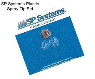 SP Systems Plastic Spray Tip Set