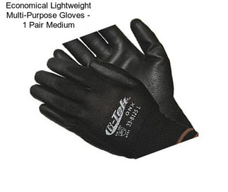 Economical Lightweight Multi-Purpose Gloves - 1 Pair Medium