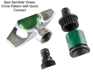 Spot Sprinkler Green, Circle Pattern with Quick Connect