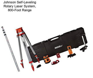 Johnson Self-Leveling Rotary Laser System, 800-Foot Range