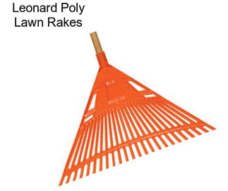 Leonard Poly Lawn Rakes