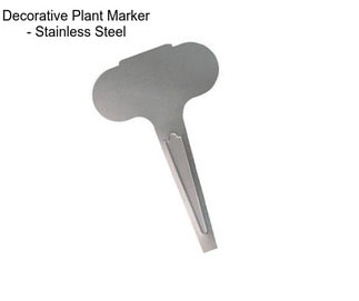 Decorative Plant Marker - Stainless Steel