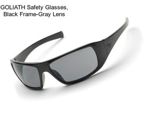 GOLIATH Safety Glasses, Black Frame-Gray Lens