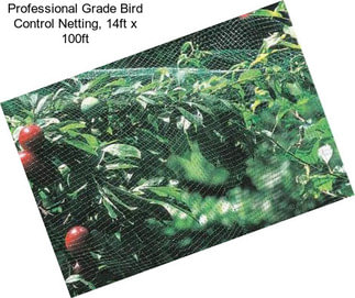 Professional Grade Bird Control Netting, 14ft x 100ft