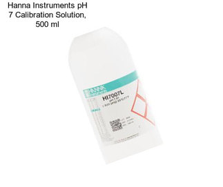 Hanna Instruments pH 7 Calibration Solution, 500 ml