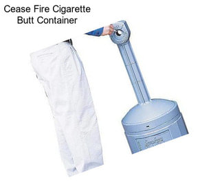 Cease Fire Cigarette Butt Container