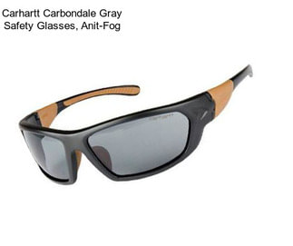 Carhartt Carbondale Gray Safety Glasses, Anit-Fog