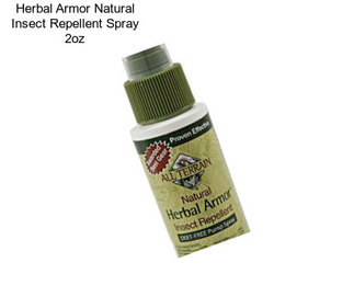 Herbal Armor Natural Insect Repellent Spray 2oz