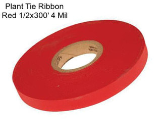 Plant Tie Ribbon Red 1/2\