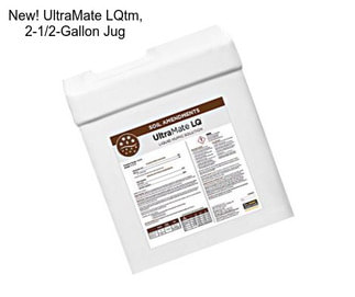 New! UltraMate LQtm, 2-1/2-Gallon Jug