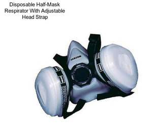 Disposable Half-Mask Respirator With Adjustable Head Strap