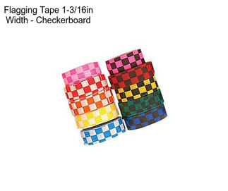 Flagging Tape 1-3/16in Width - Checkerboard