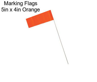 Marking Flags 5in x 4in Orange