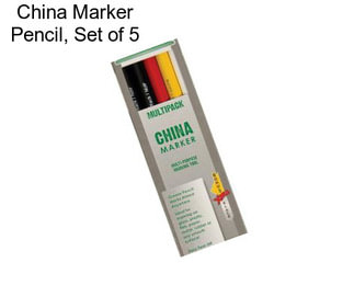 China Marker Pencil, Set of 5