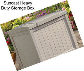 Suncast Heavy Duty Storage Box