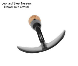 Leonard Steel Nursery Trowel 14in Overall