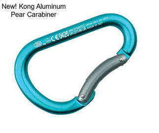 New! Kong Aluminum Pear Carabiner