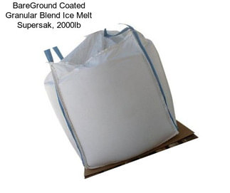 BareGround Coated Granular Blend Ice Melt Supersak, 2000lb