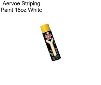 Aervoe Striping Paint 18oz White