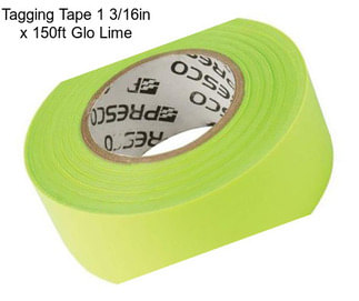 Tagging Tape 1 3/16in x 150ft Glo Lime