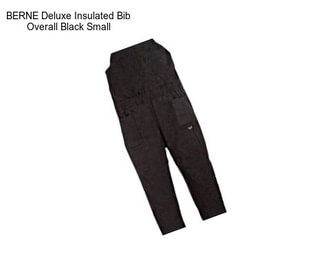 BERNE Deluxe Insulated Bib Overall Black Small