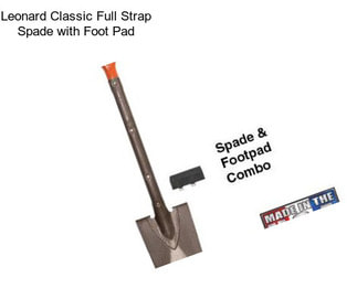 Leonard Classic Full Strap Spade with Foot Pad