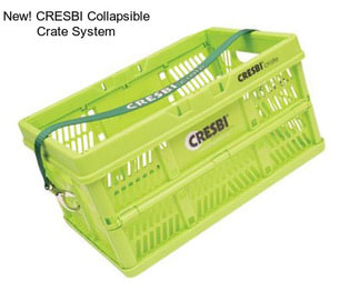 New! CRESBI Collapsible Crate System