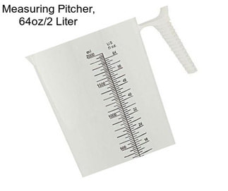 Measuring Pitcher, 64oz/2 Liter