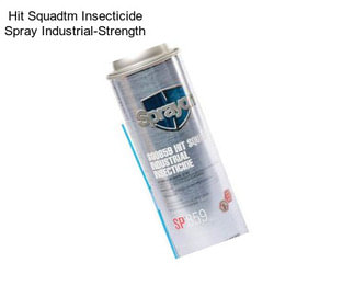 Hit Squadtm Insecticide Spray Industrial-Strength