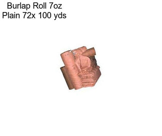 Burlap Roll 7oz Plain 72\