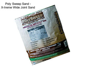 Poly Sweep Sand - X-treme Wide Joint Sand